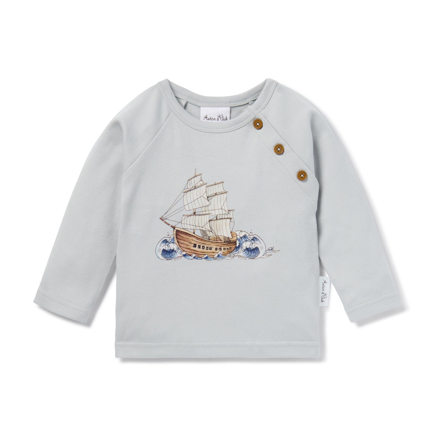Ship Print Tee (long sleeved)