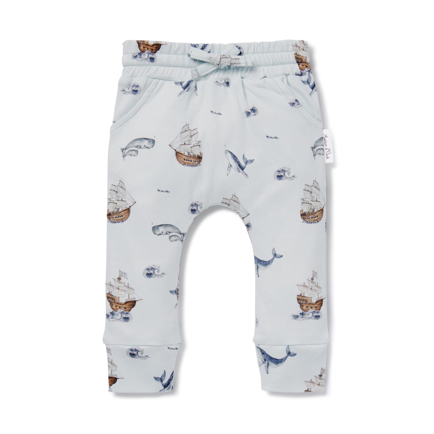 Blue Dawn Whale Pants