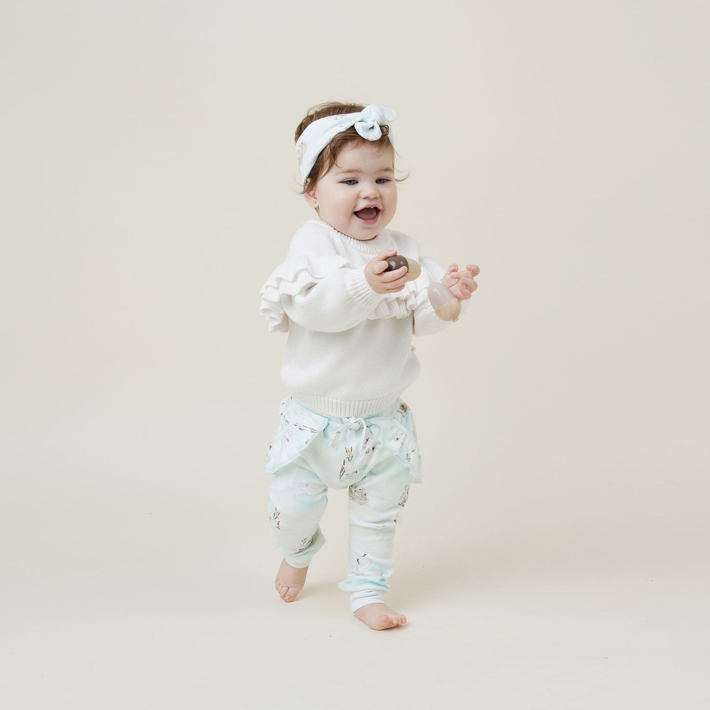 Swan Flutter Pants