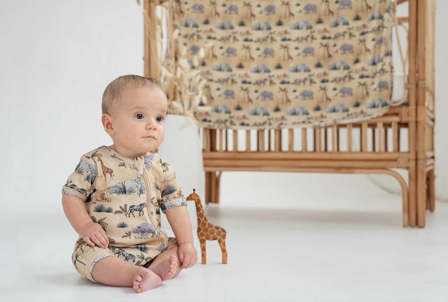 Safari Zip Romper