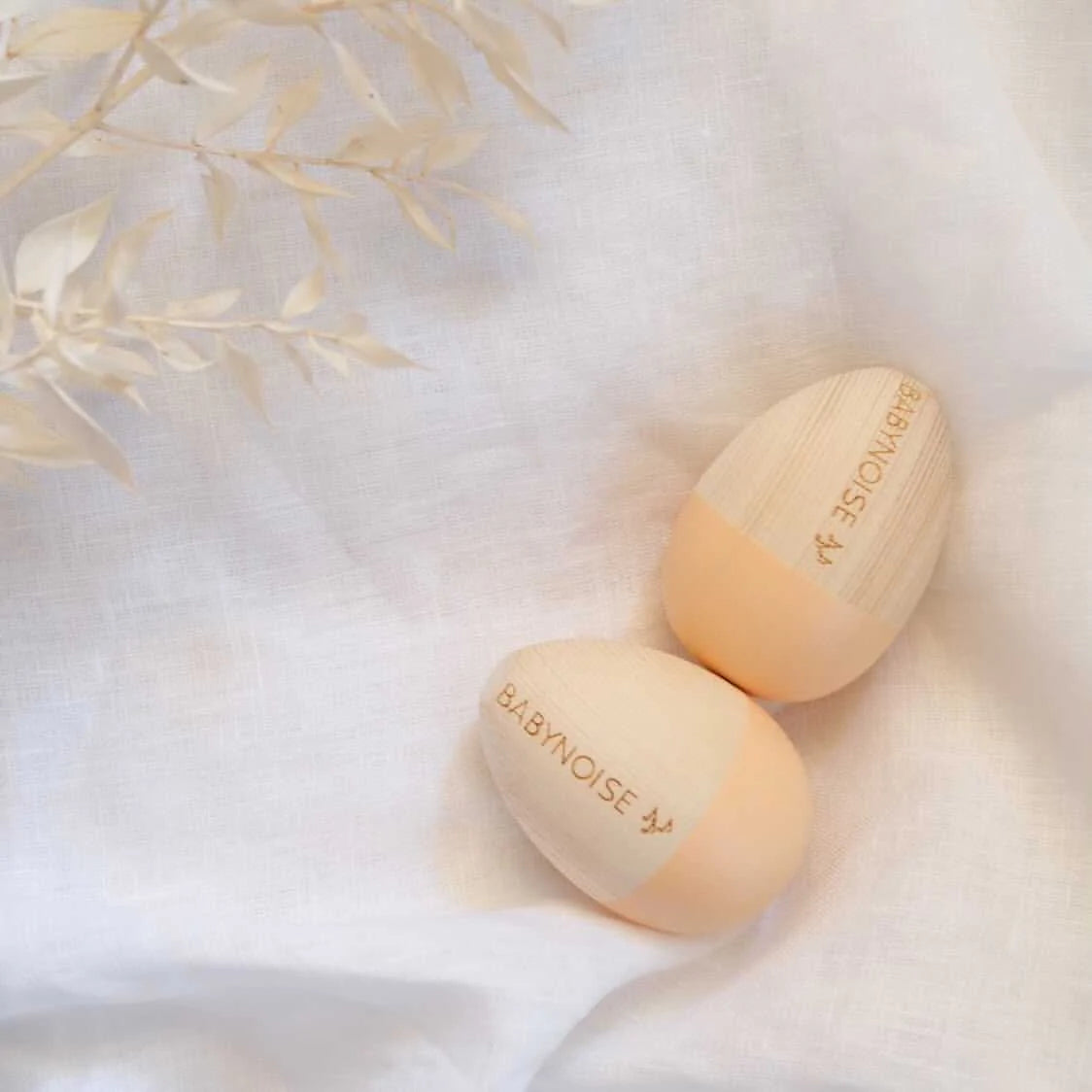 Peach Duo Egg Shakers