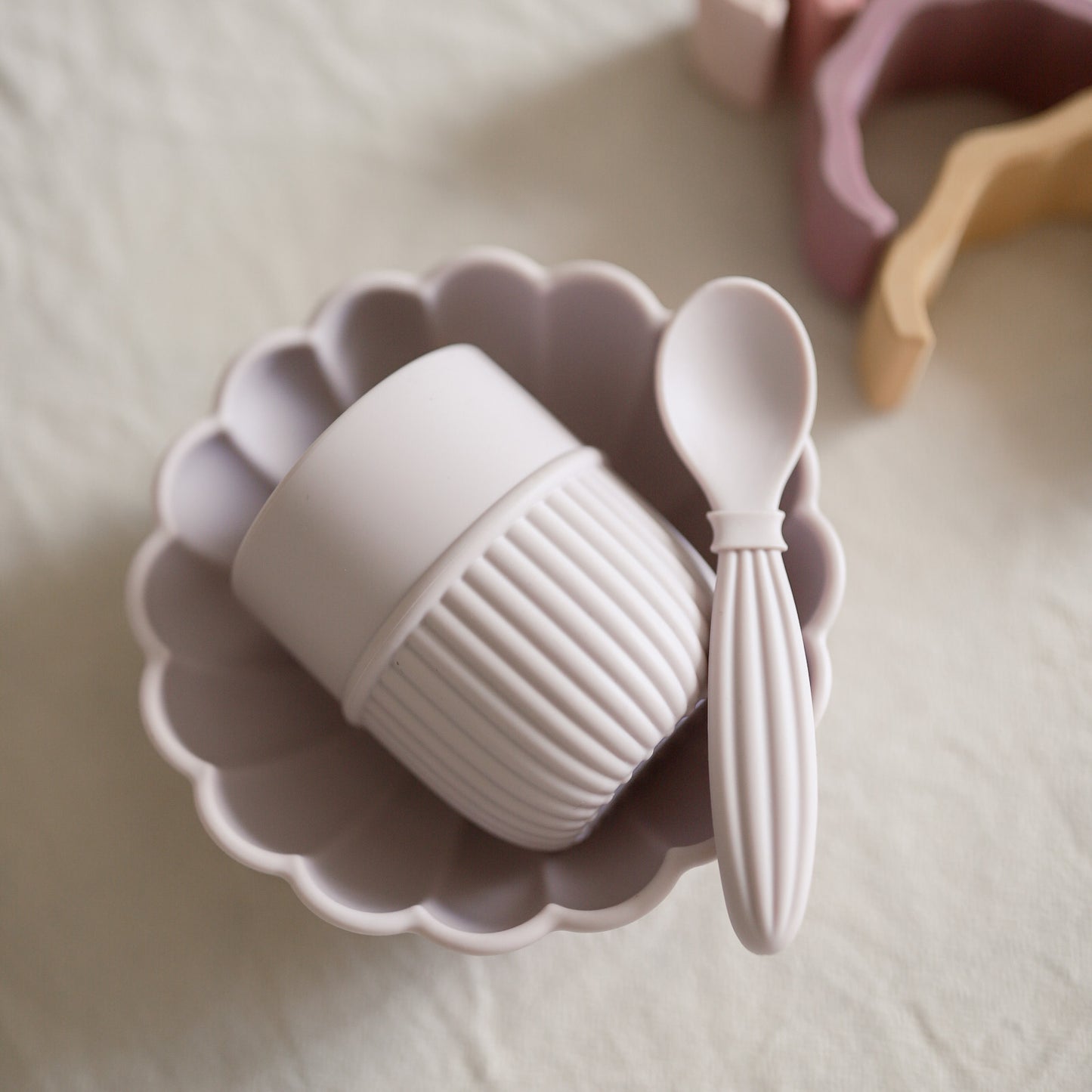 Kiku Silicone Dinnerware Set - Orchid Hush