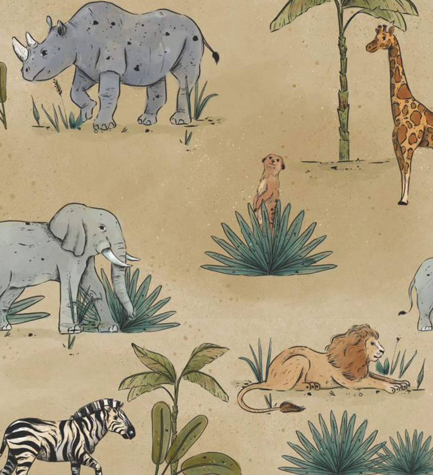 Safari Print Tee