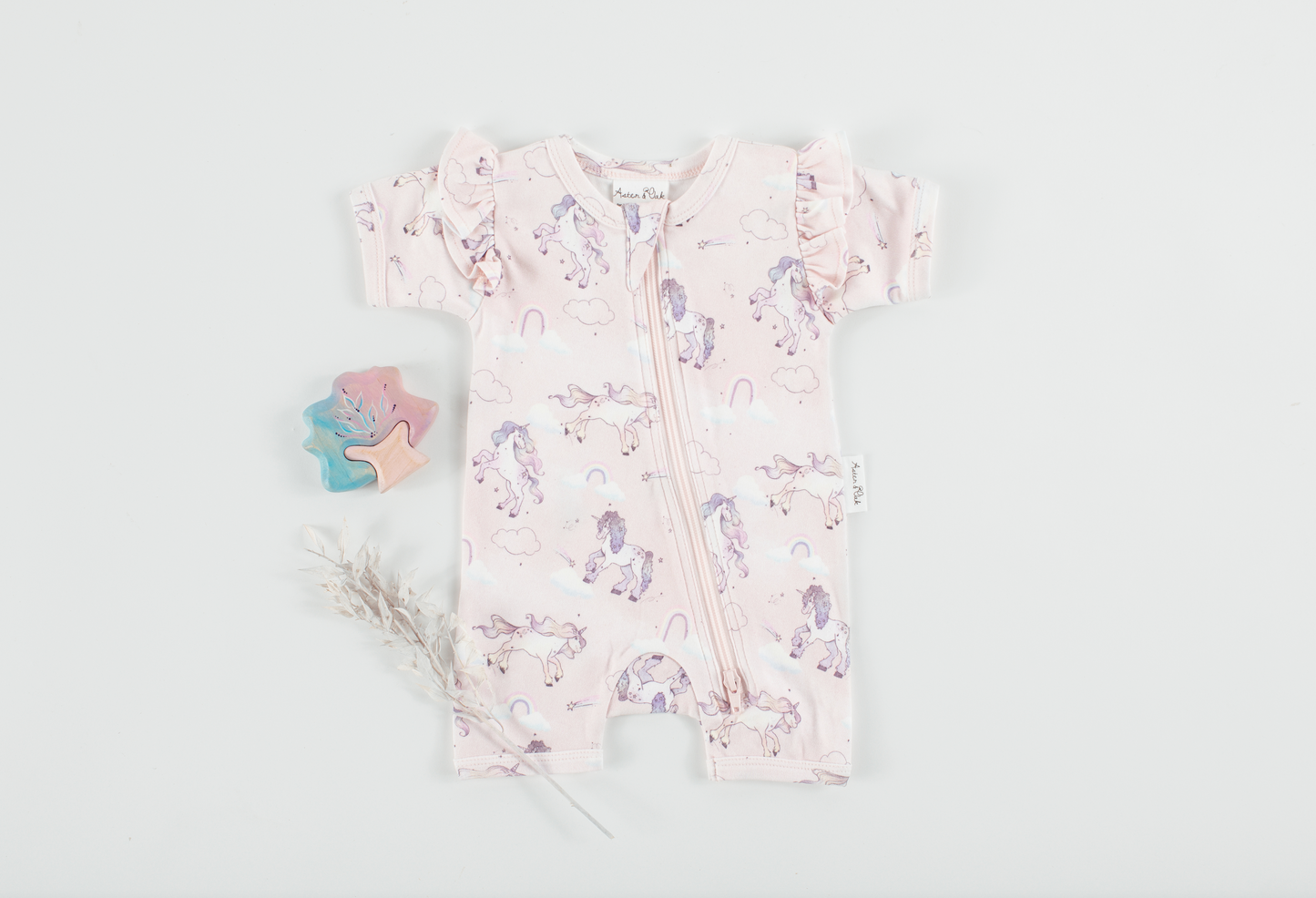 Unicorn Zip Romper