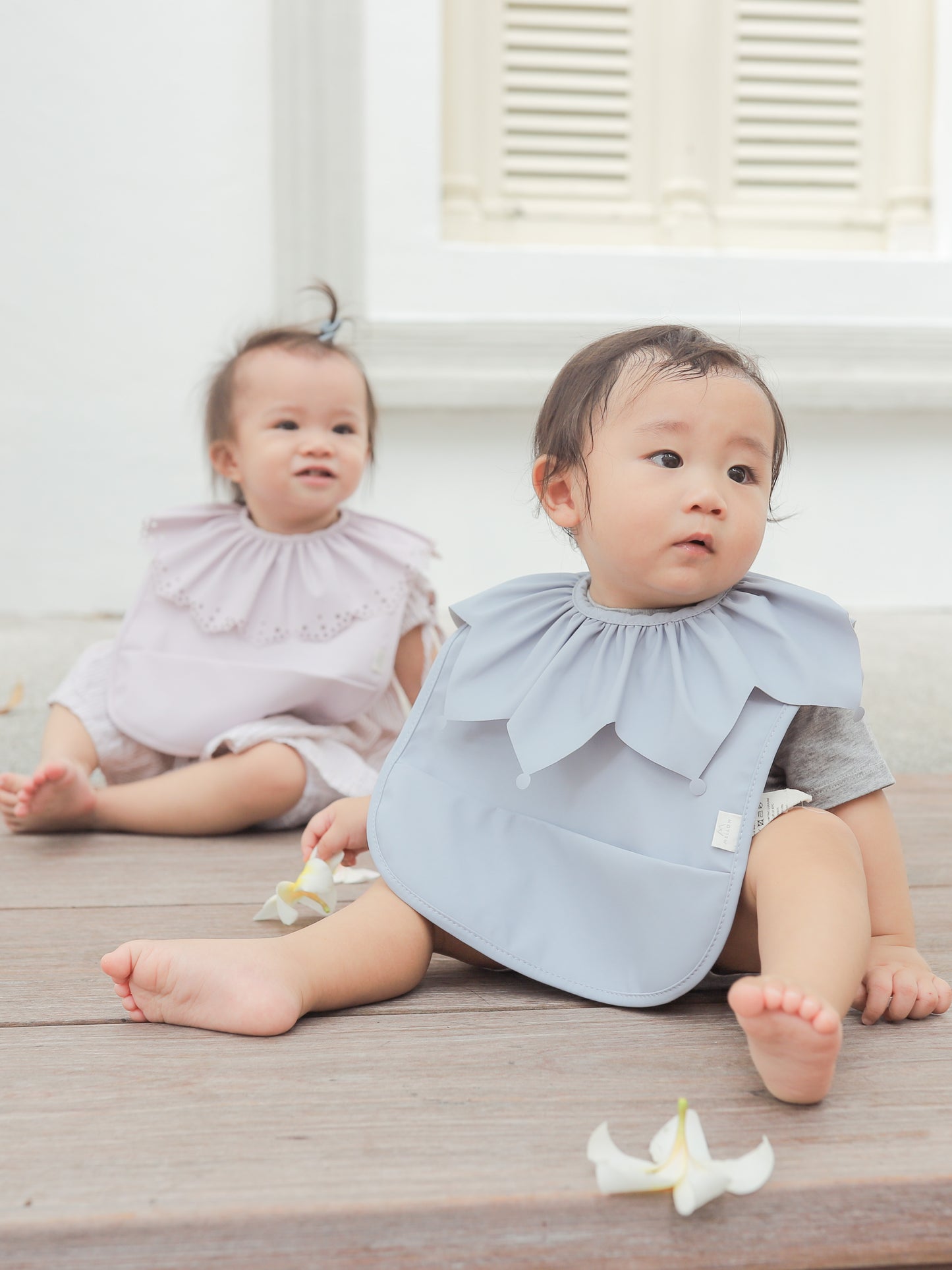 Starburst Baby Bib - Celestial Blue