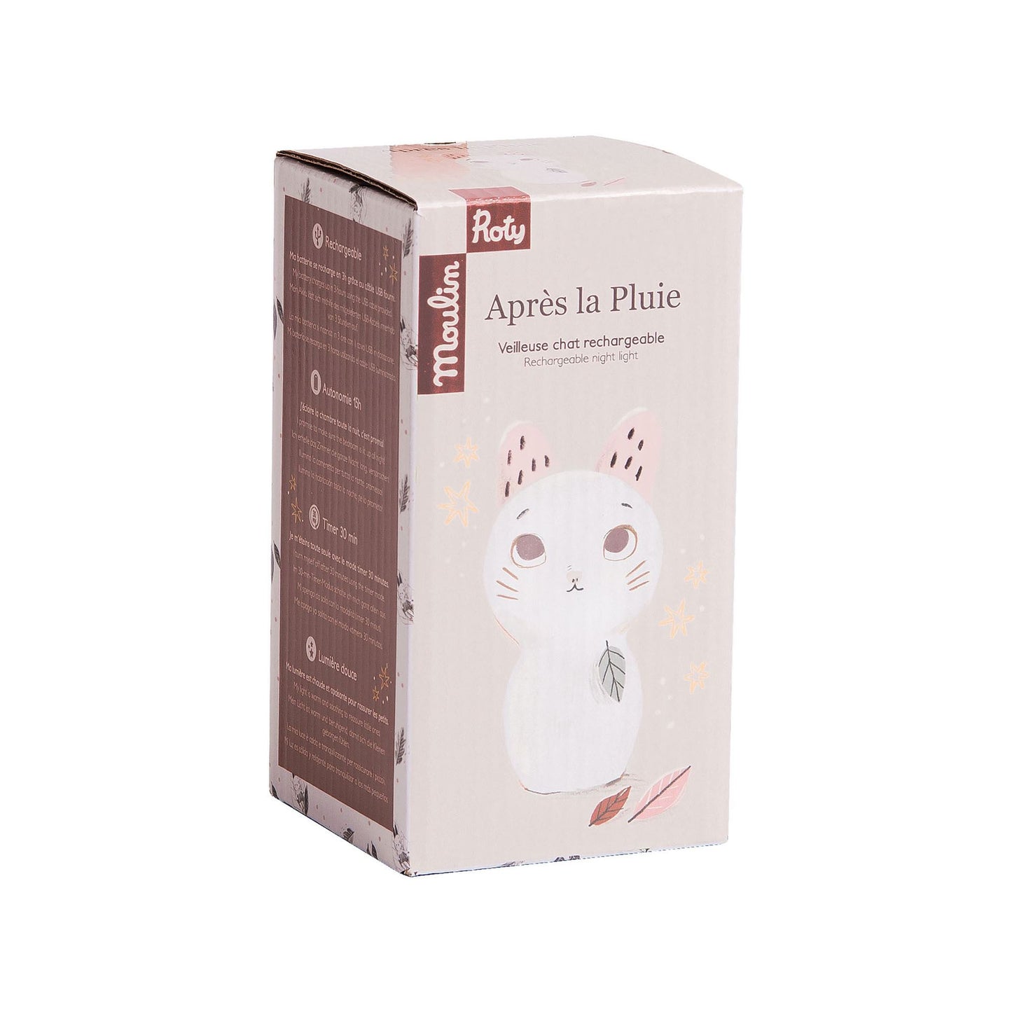 Cat USB Night Light Après La Pluie