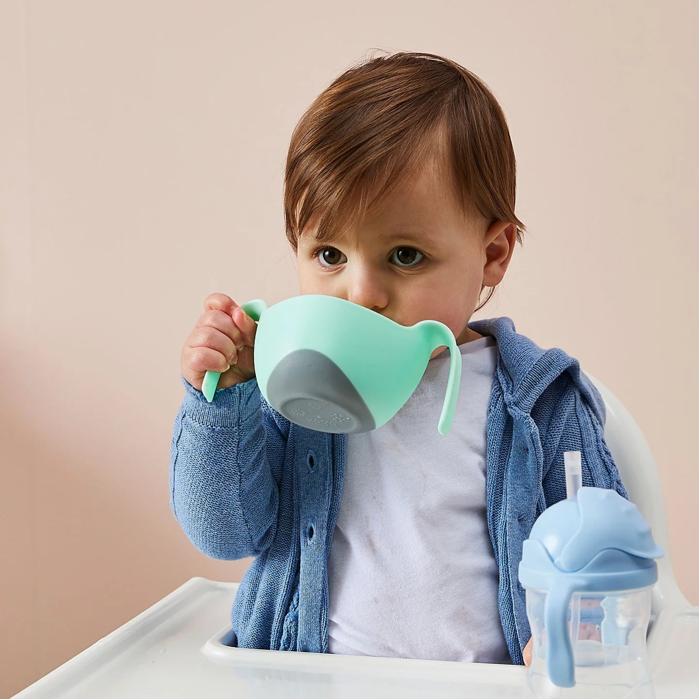Gelato Bowl and Straw - Pistachio